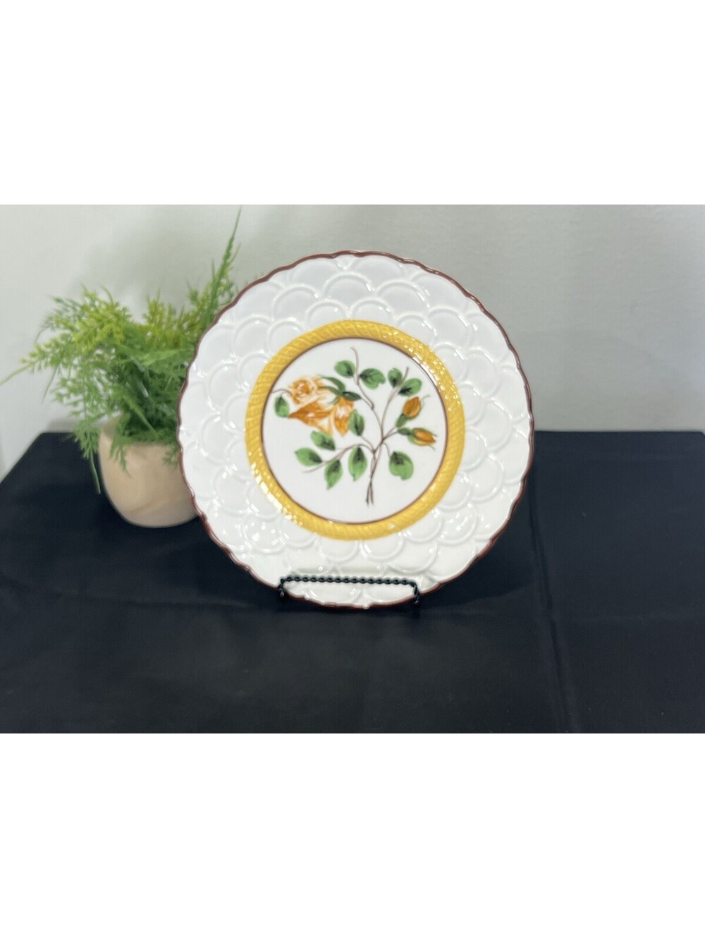 Vintage Italian Hand Painted Majolica CPL Pottery Plate